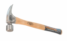 Dalluge 14 oz Mill Face Titanium Hammer with Magnetic Nail Starter - 17" Straight Handle ~ 7170
