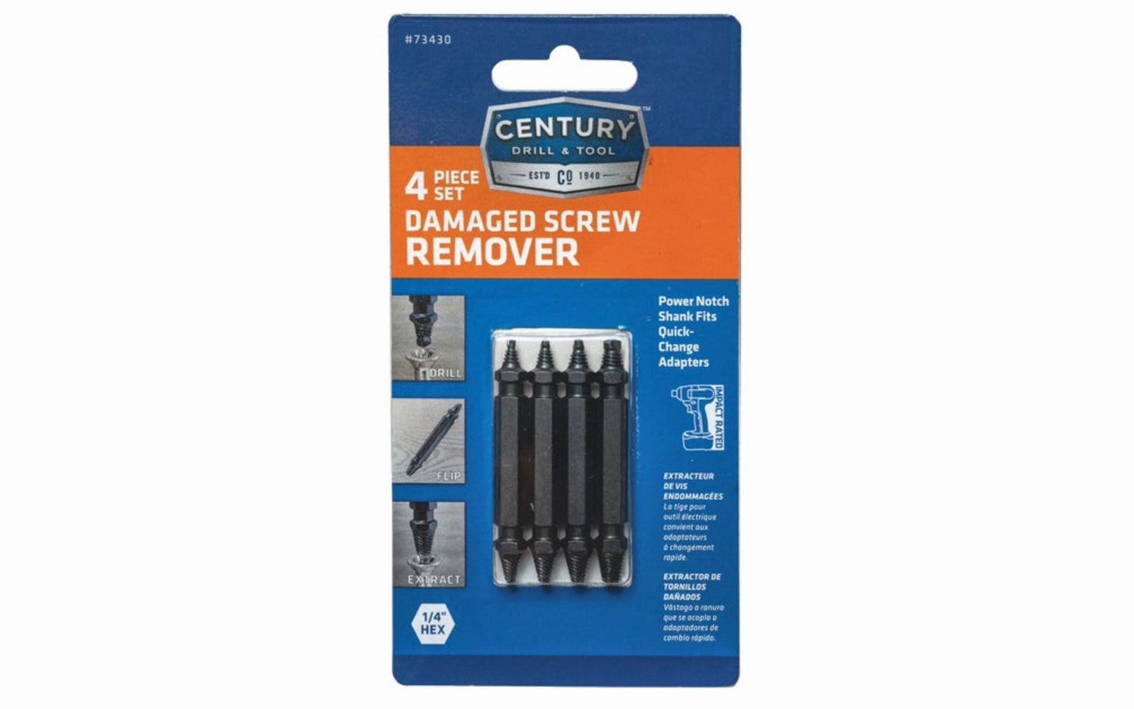 Damaged Screw Remover Set