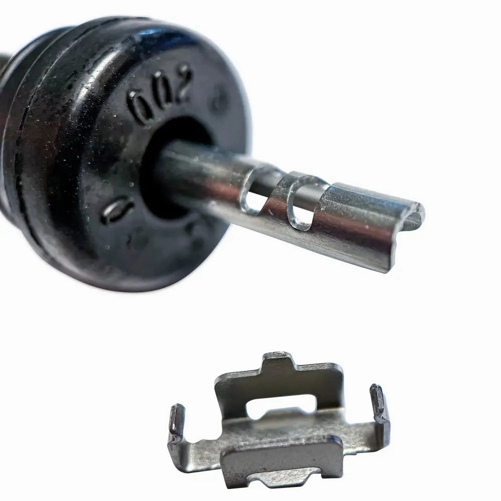 Dill VS-30 Rubber Valves for TPMS w/ Locking Clip, 0.453" RH (Ea.)