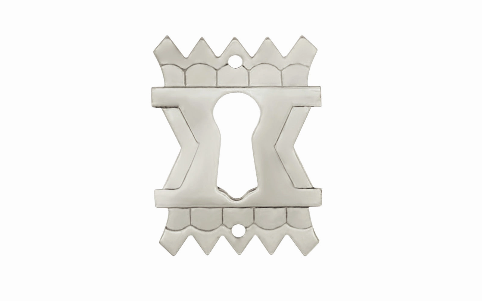 Eastlake Stamped Brass Keyhole