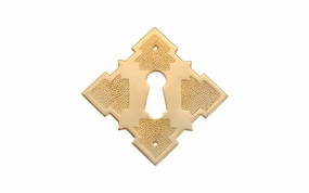 Eastlake-Style Solid Brass Keyhole