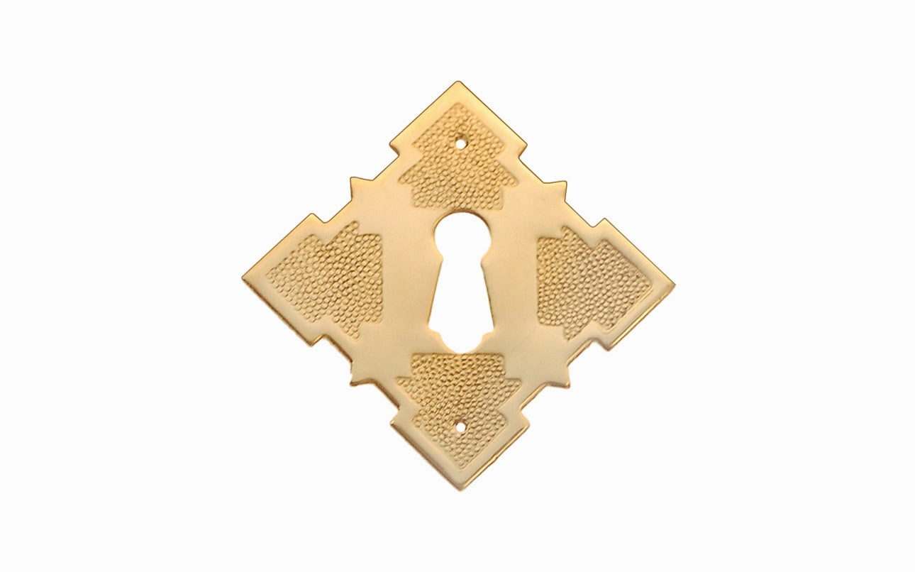 Eastlake-Style Solid Brass Keyhole