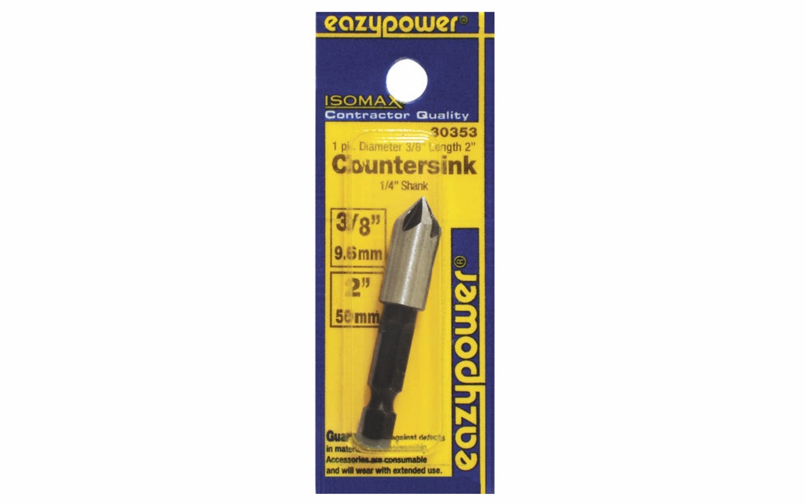 Eazypower 3/8" Countersink with Hex Shank