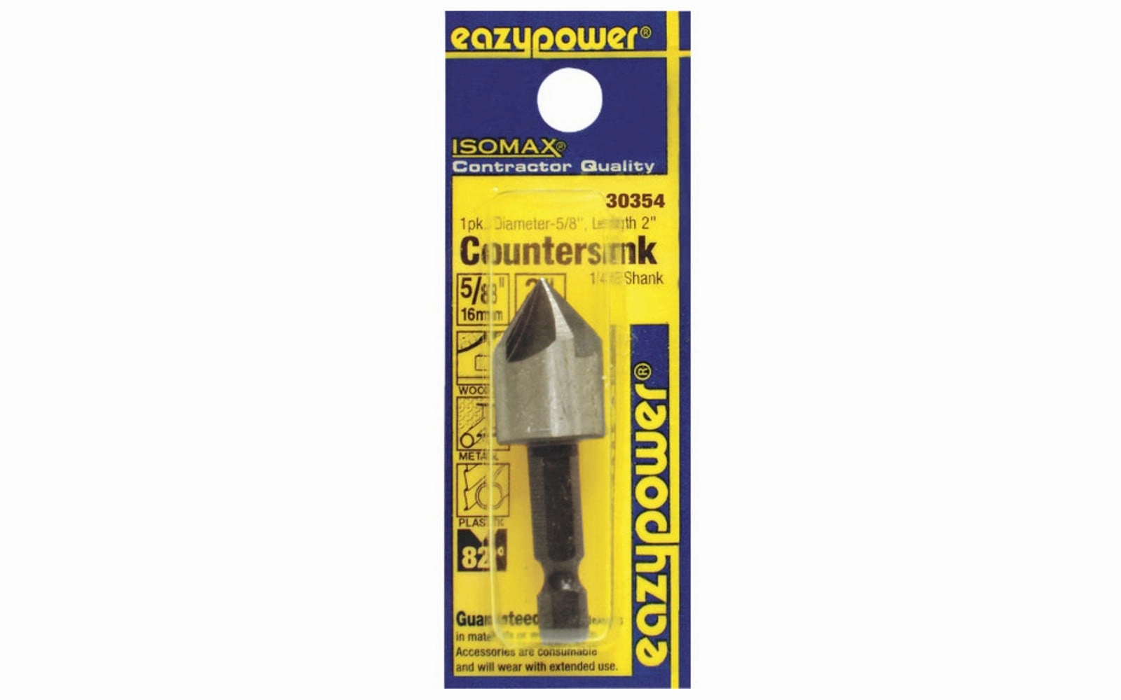 Eazypower 5/8" Countersink with Hex Shank