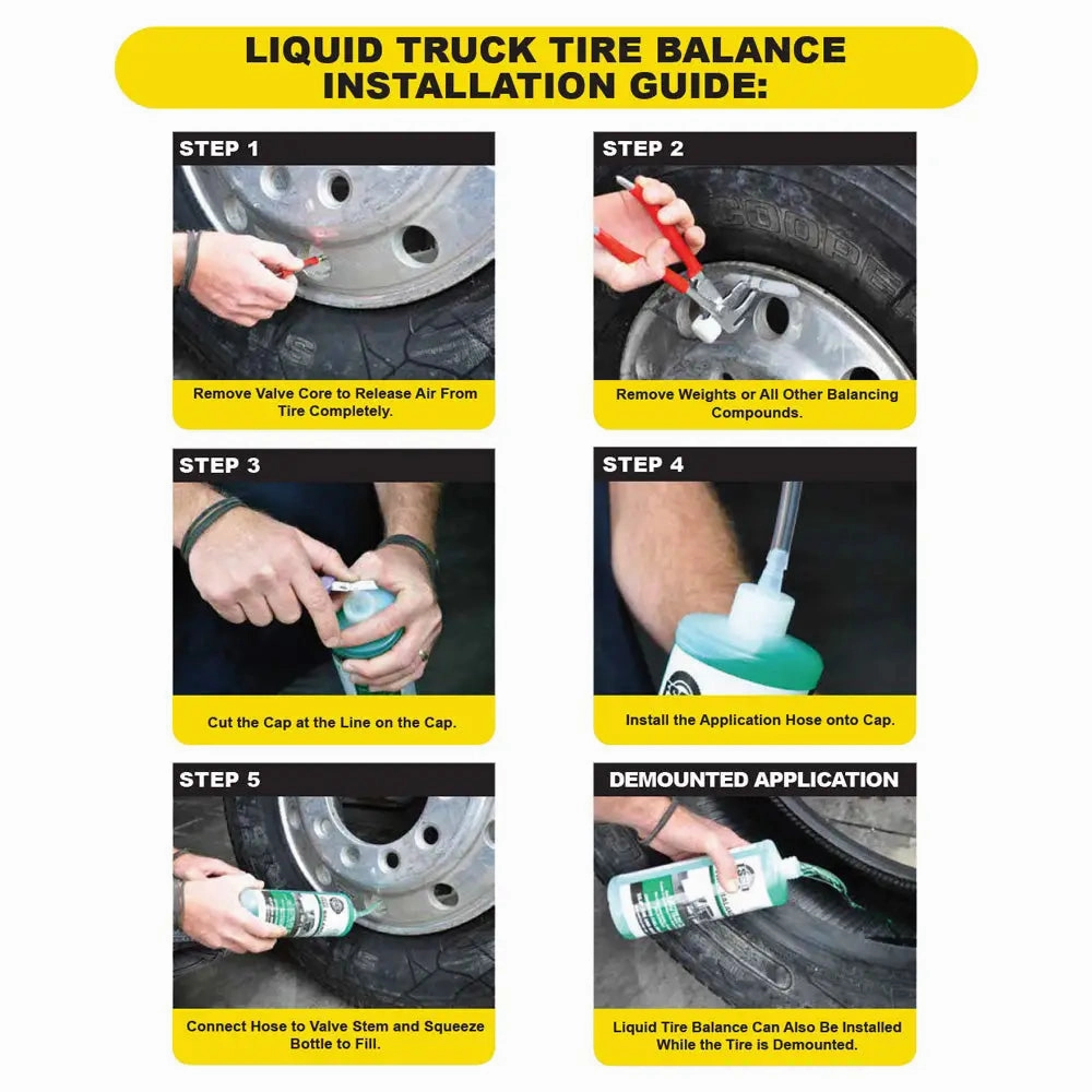 Esco 20471 32oz Liquid Tire Balance (12 Bottles)