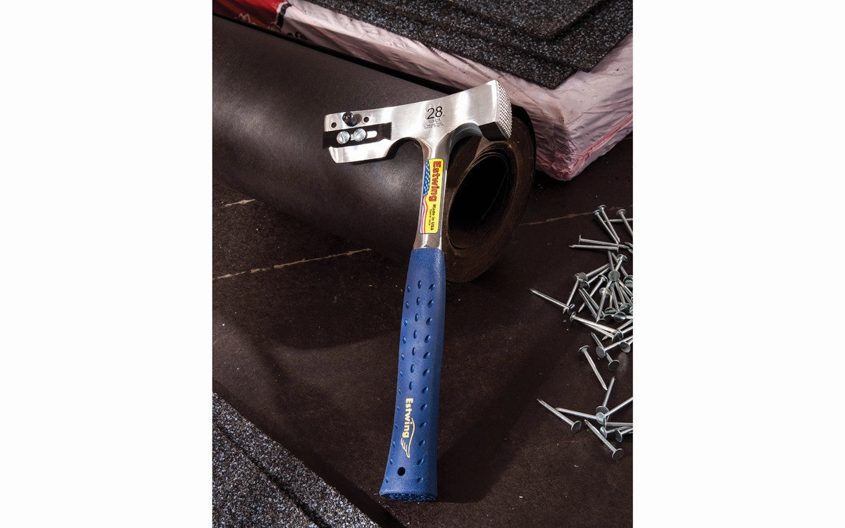Estwing 28 oz Shingler's Hammer With Replaceable Blade & Gauge