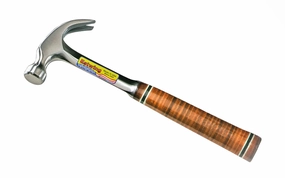 Estwing Curved Claw Hammer With Leather Grip ~ Smooth Face