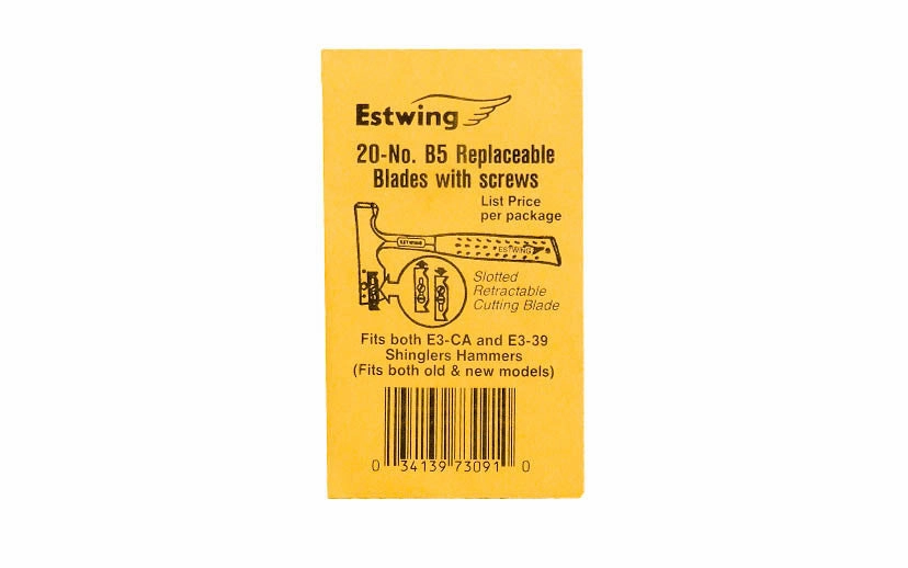 Estwing Replacement Blades for Shingle Hammers & Hatchets