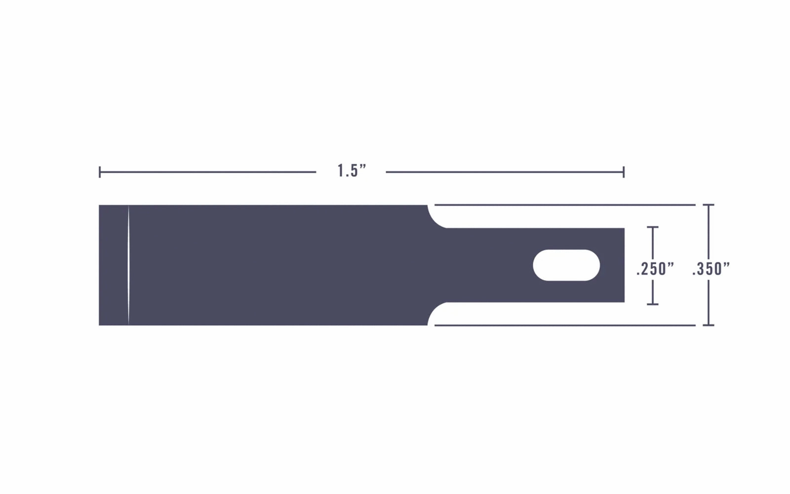 Excel #17 Small Chisel Edge Blades - 5 Pack