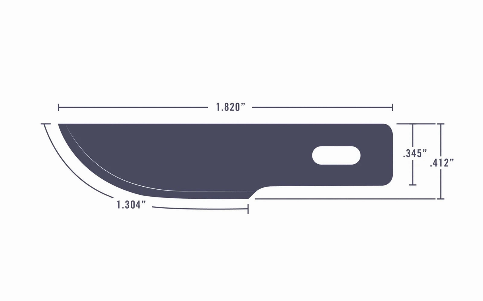 Excel #22 Curved Edge Blades - 5 Pack