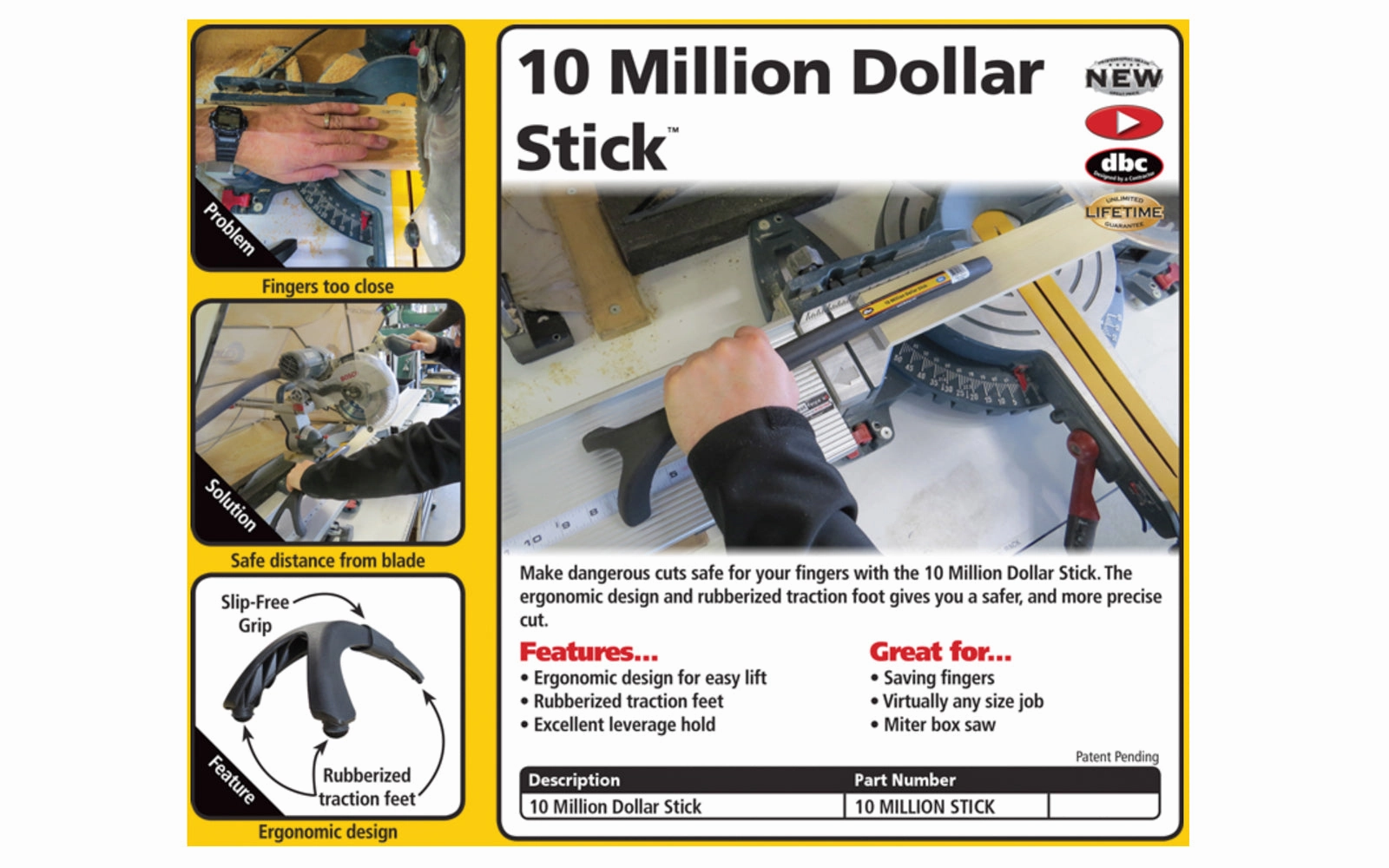 FastCap 10 Million Stick ~ Push Stick