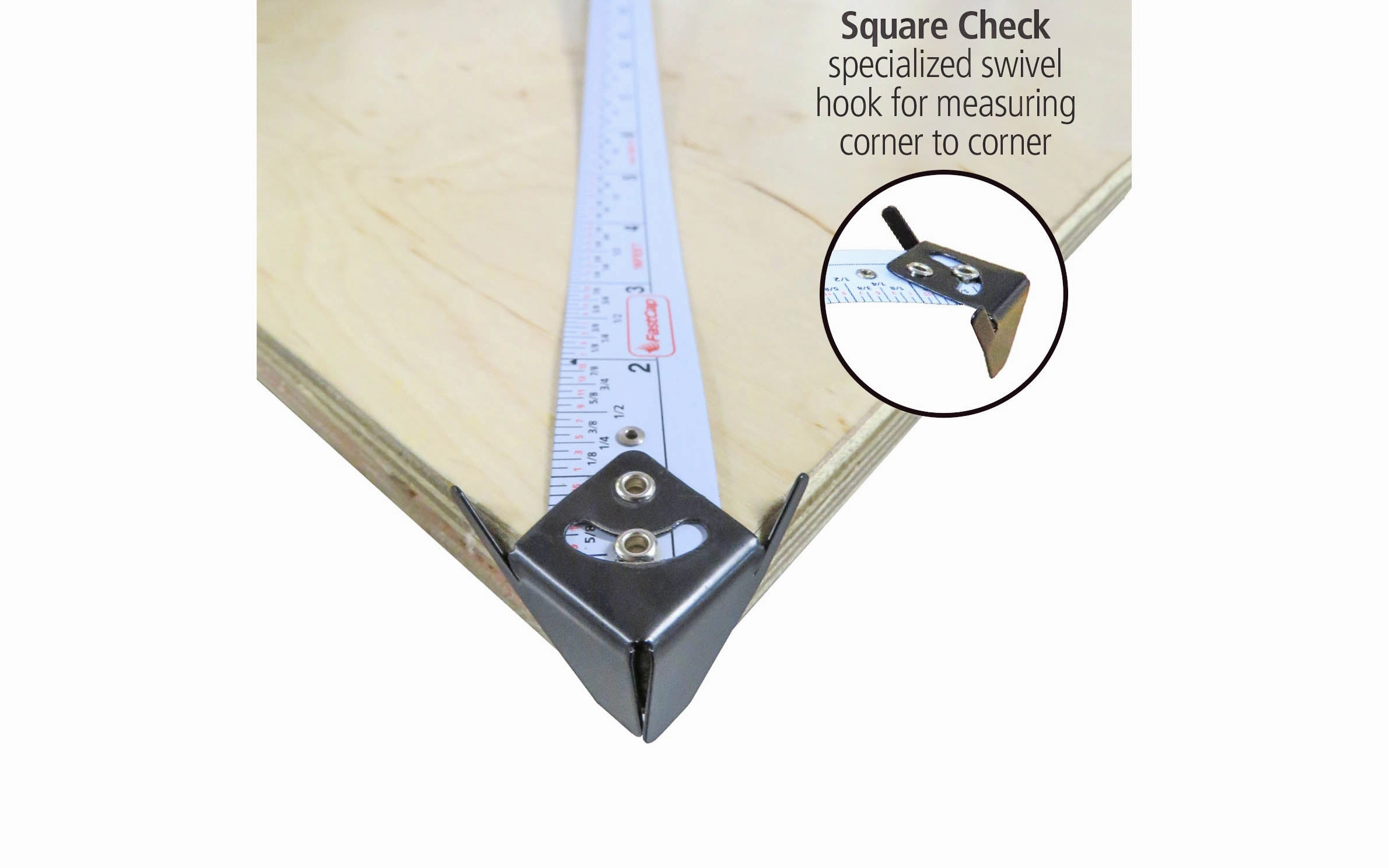 FastCap 16' FlatBack Tape Measure ~ Square Check