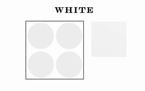 FastCap 2-1/4" White Adhesive Cover Caps "Erasable FastPads" - Solid PVC ~ 80 Pieces