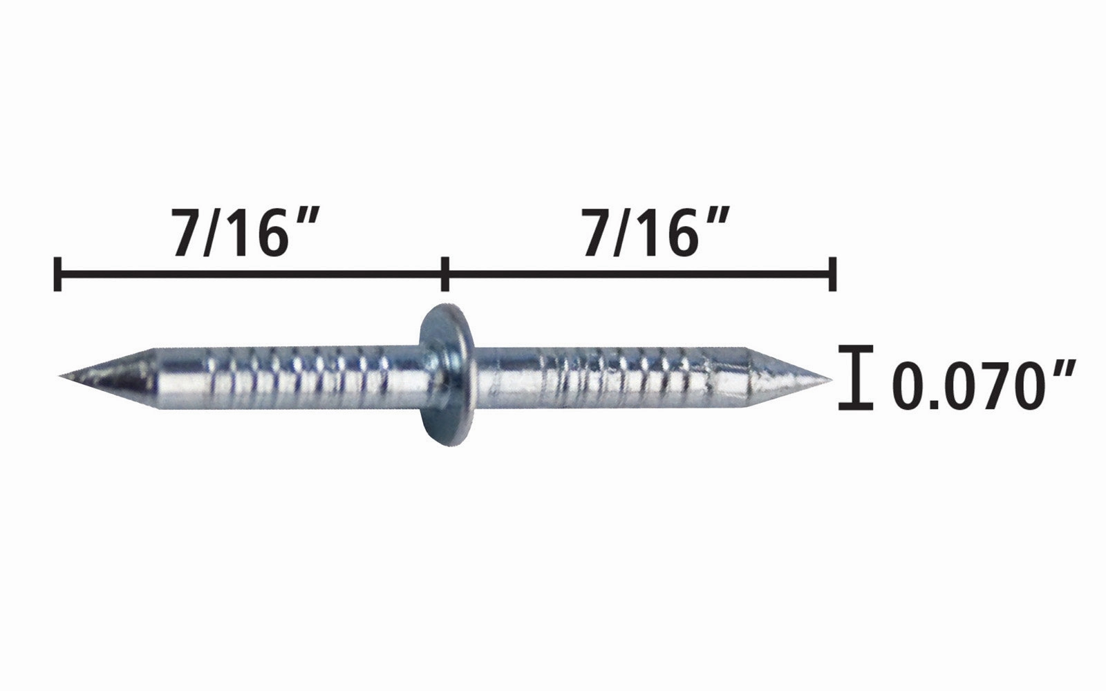 FastCap 7/16" x 7/16" Blind Nails - 80 Pack