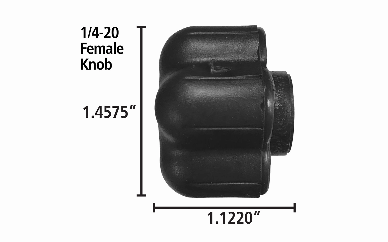 FastCap Five Point Knob ~ 1/4-20 Female Thread