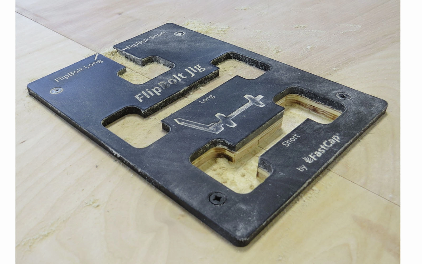 FastCap FlipBolt Jig - Countertop Connector Jig For Router