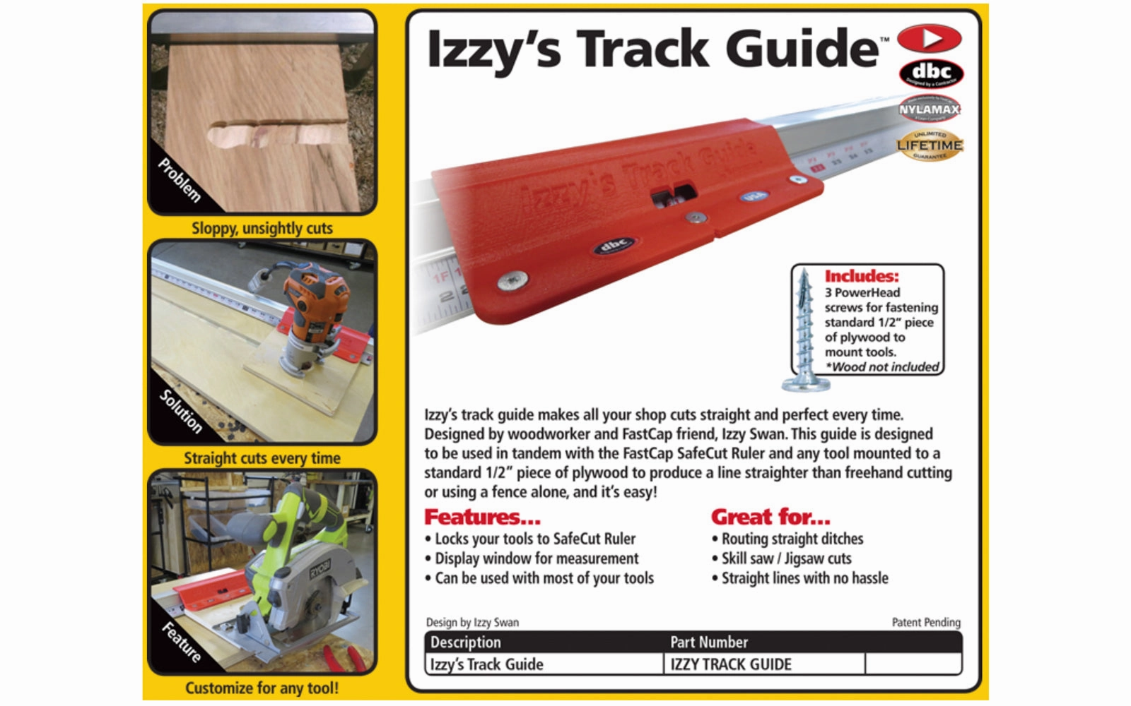 FastCap Izzy's Track Guide