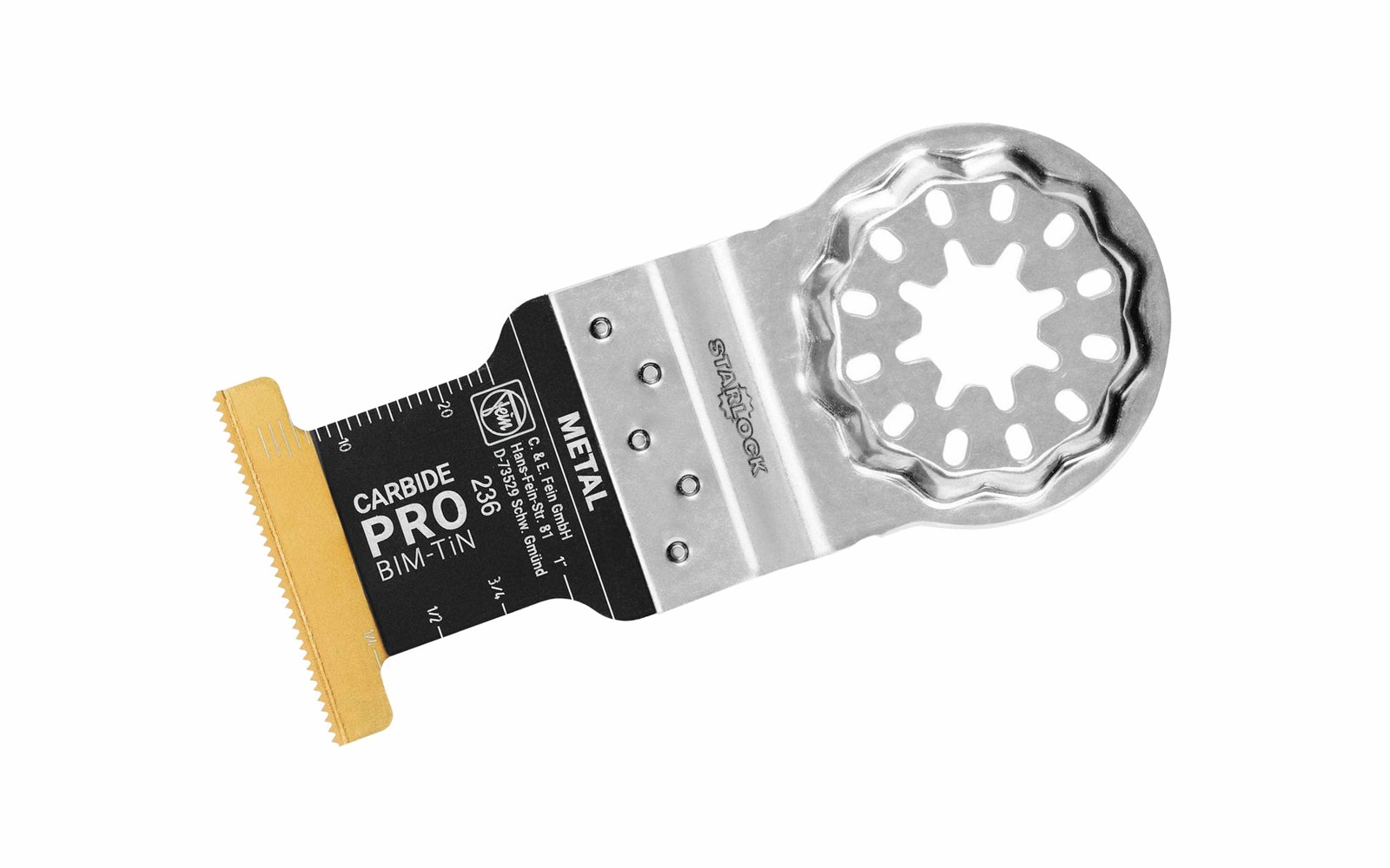 Fein 1-1/4" Metal Carbide Pro BIM-Tin Blade "Starlock"