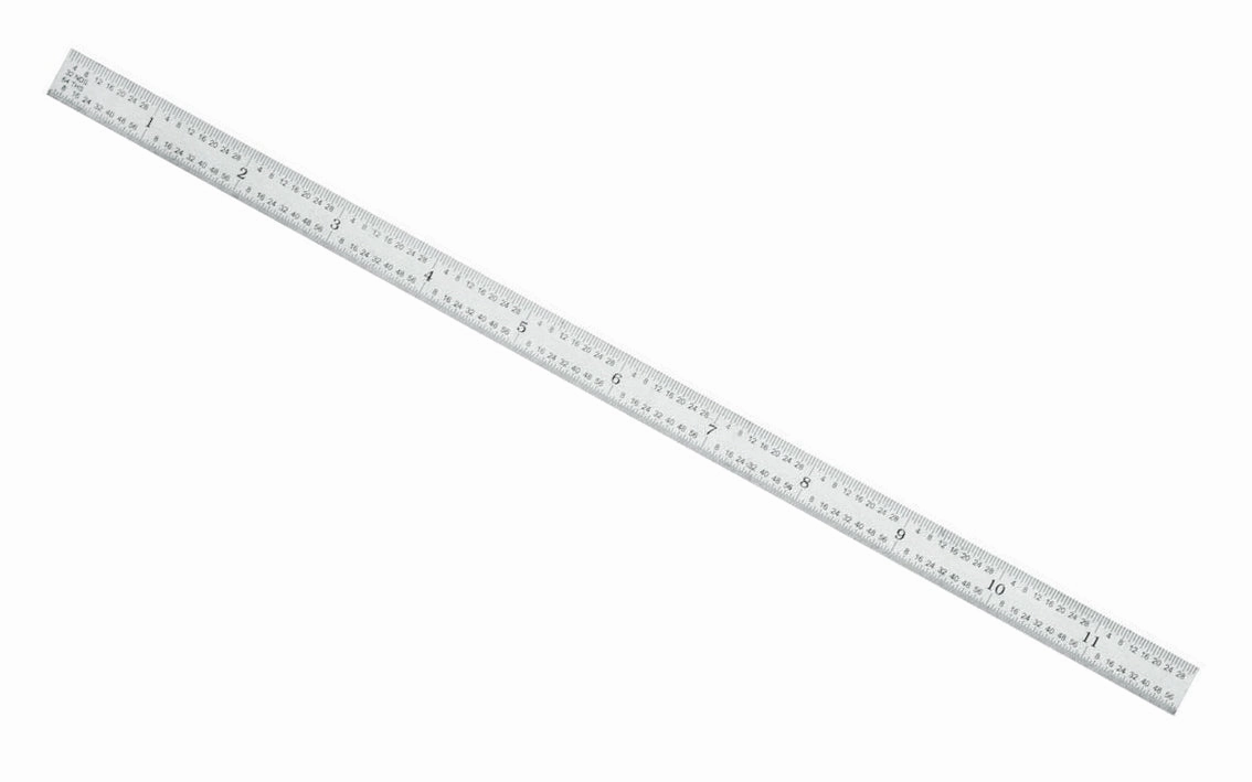 General Tools 12" Stainless Rule (10ths, 100ths, 32nds, 64ths)