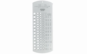 General Tools Drill Gage ~ For No. 1 to No. 60 Drill Bits
