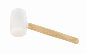 GreatNeck 16 oz White Rubber Mallet
