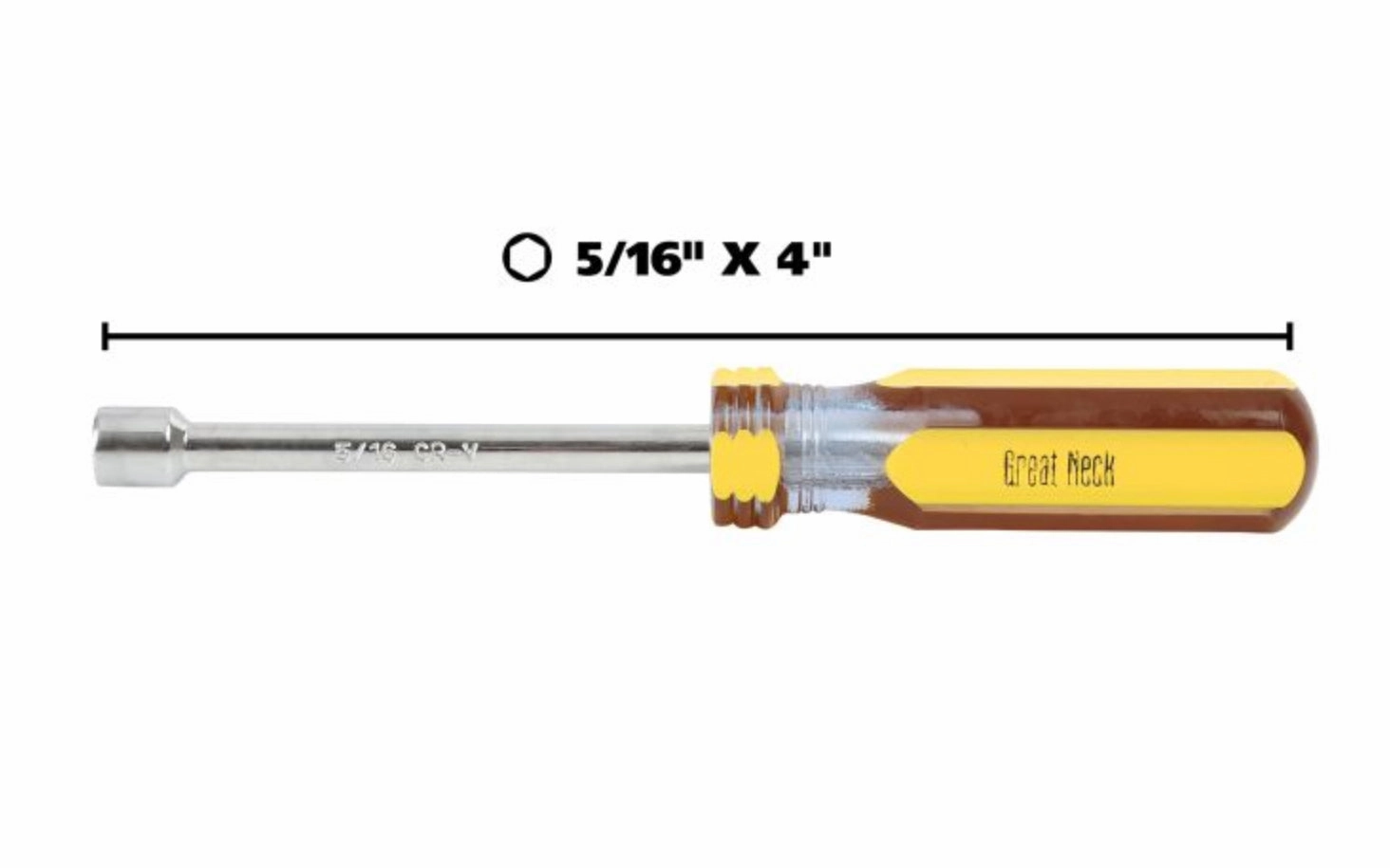 GreatNeck 5/16" x 4" Nut Driver