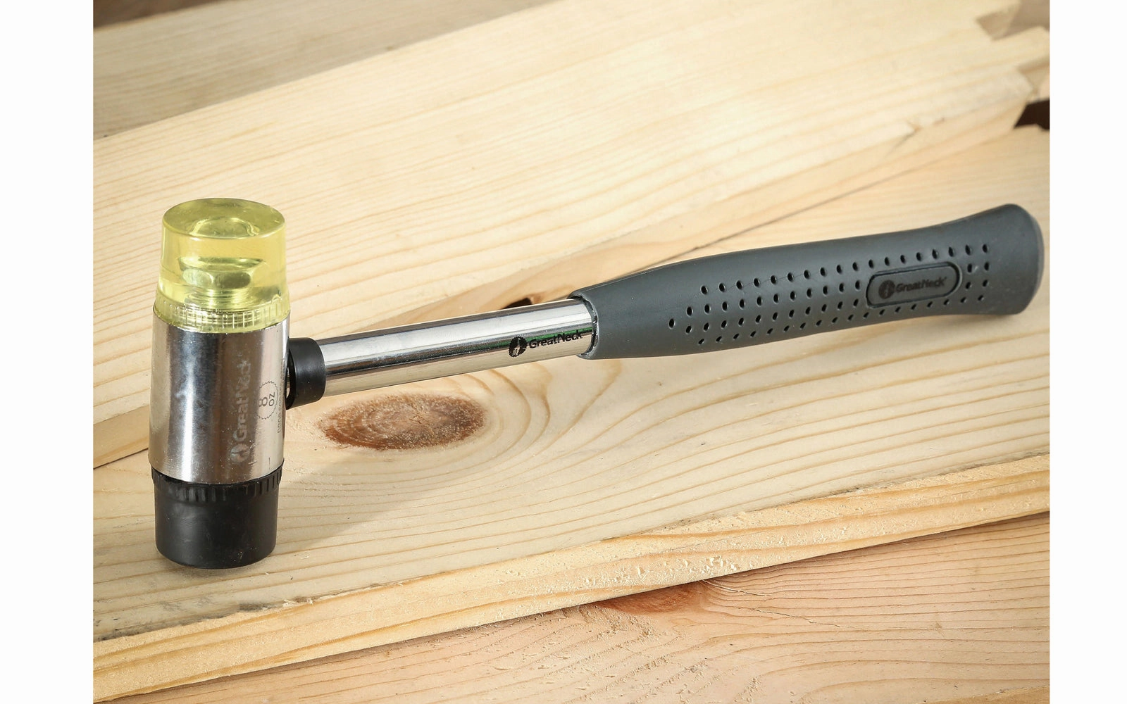 GreatNeck 8 oz Plastic & Rubber Mallet
