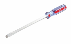 GreatNeck Slotted Screwdriver 3/8" - 8" Long Blade