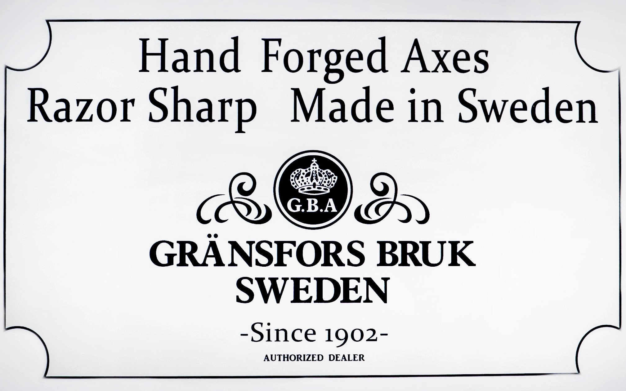 Grnsfors Bruk Double Bit Throwing Axe ~ No. 490-1