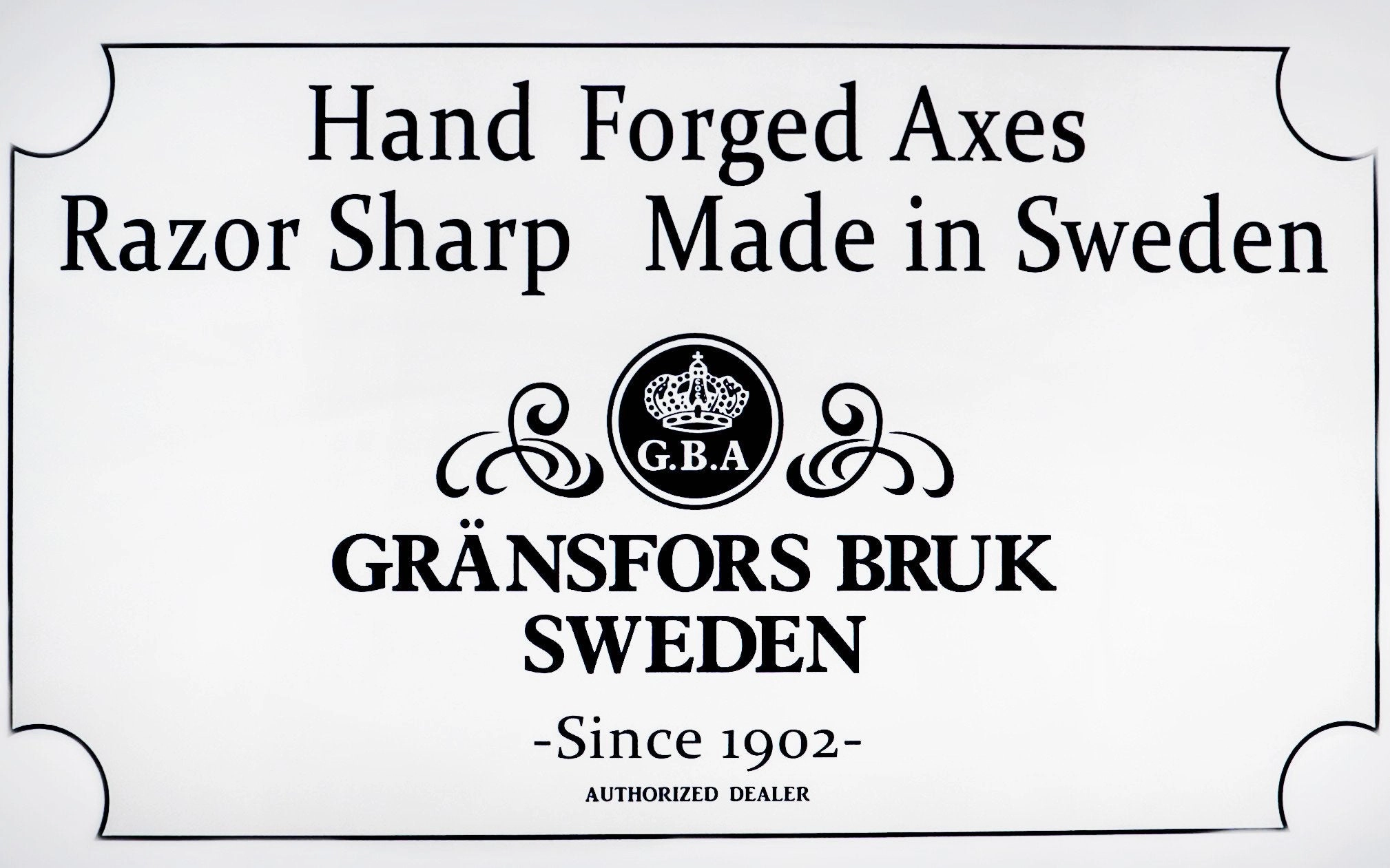Grnsfors Bruk Hickory Handle for No. 430 Scandinavian Axe