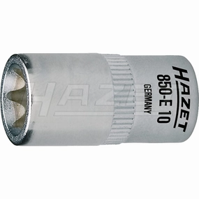 Hazet 850-E10 TORX Square, Hollow 6.3mm (1/4") E10 Socket
