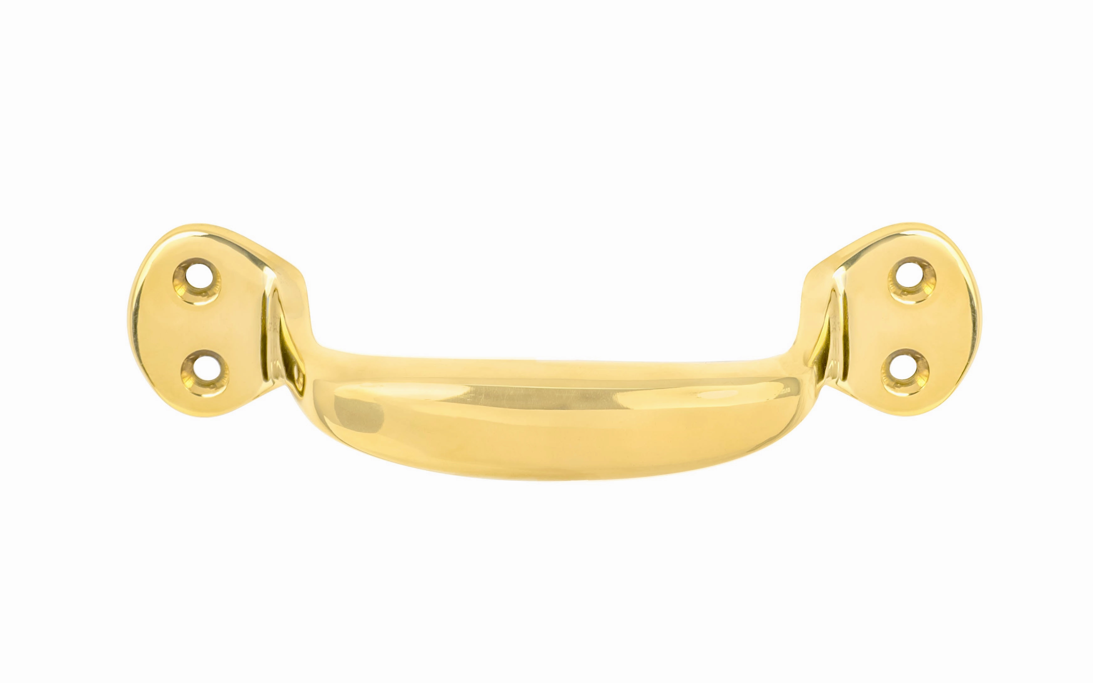 Heavy Duty Solid Brass Handle ~ 4-3/4" On Centers