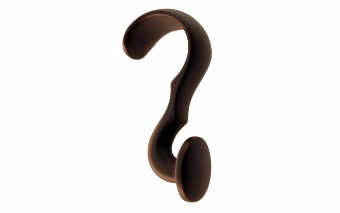 Heavy Duty Solid Brass Picture Moulding Hook
