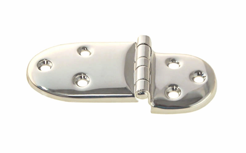 Heavy Stamped Brass 3/8" Offset Ice Box Hinge