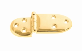 Heavy Stamped Brass 3/8" Offset Ice Box Hinge