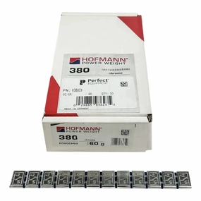 Hofmann Type 380 Chrome Adhesive Wheel Weight, Zinc, 5gm / 600 pcs - H380CH