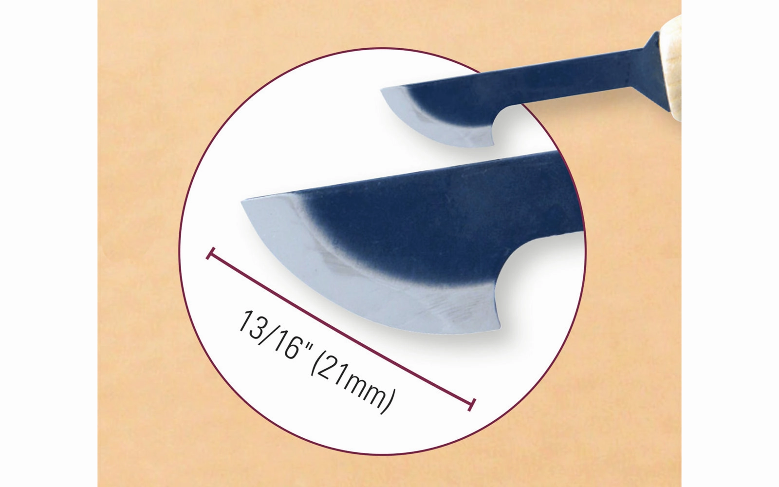 Hooked Skewed Carving Knife