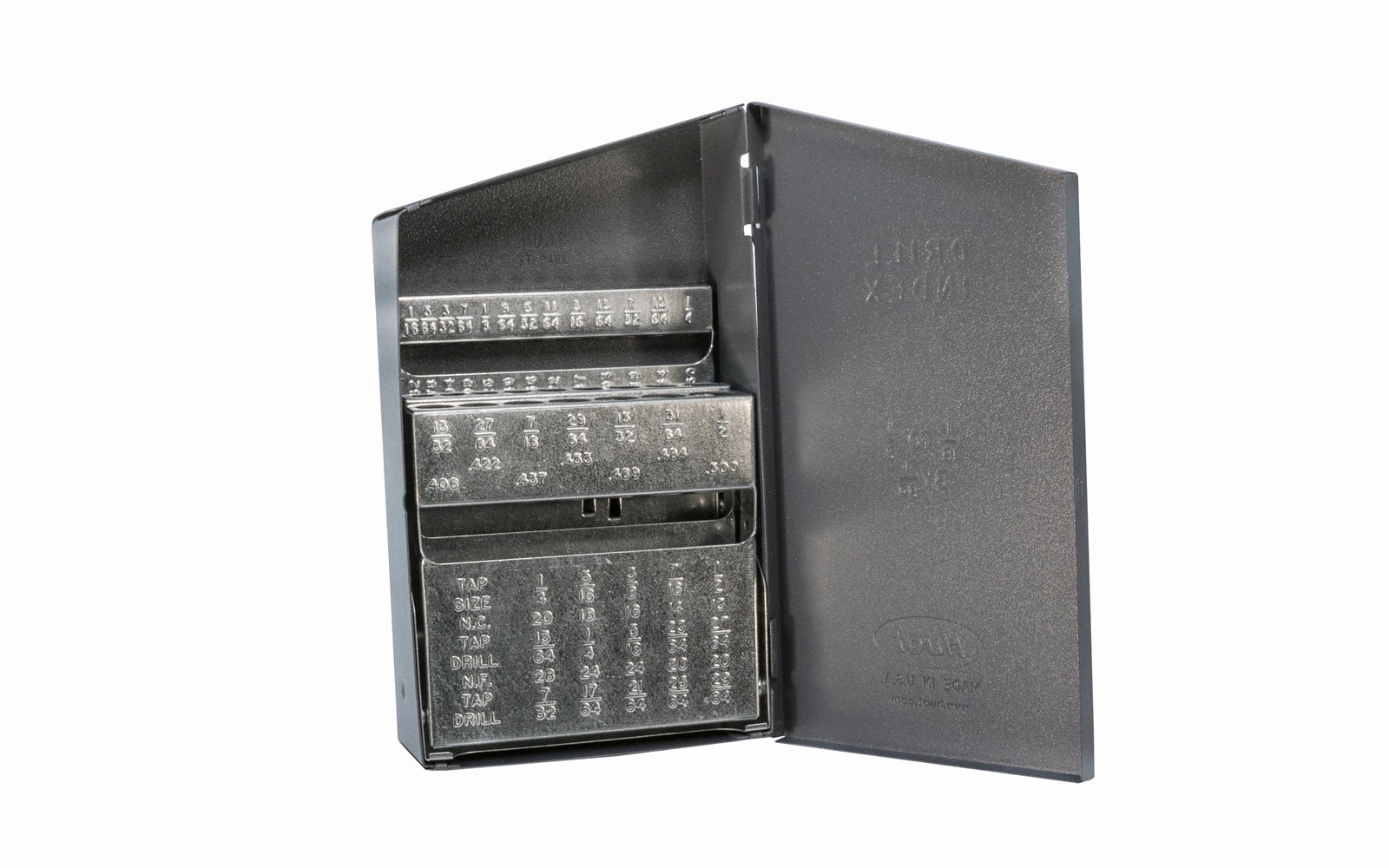 Huot Drill Index - 1/16" to 1/2" by 64ths