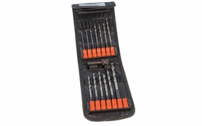 Insty-Bit 13-PC HSS Drill Bit Set & Drill Chuck