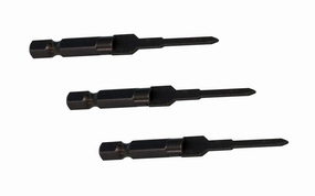 Insty-Bit 3-PC Spade Countersink Bit Set with Hex Shank - #6, #8, #10 Sizes