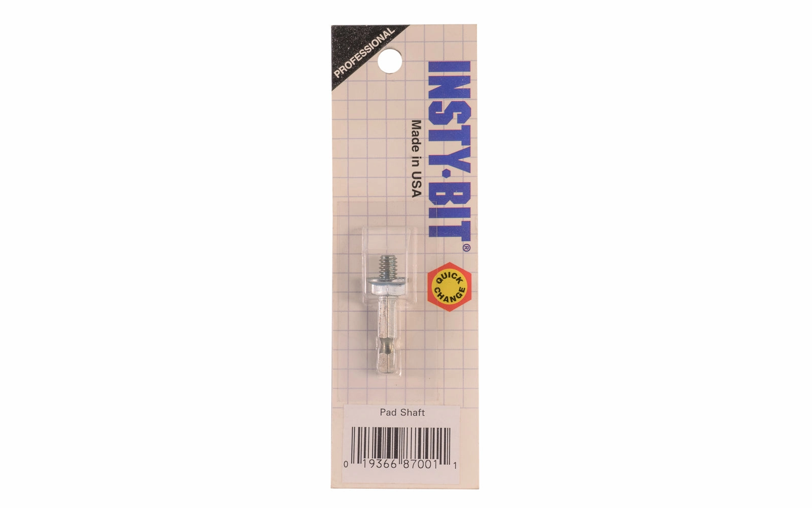 Insty-Bit Pad Shaft - 1/4-20 Thread