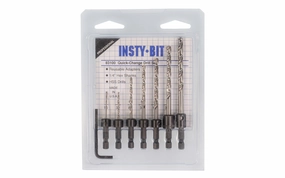 Insty-Bit Quick-Change Drill Adapter Set with HSS Drill Bits
