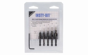 Insty-Bit Quick Change Woodscrew Countersink Set