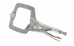 Irwin 11" "The Original" Vise Grip Locking C-Clamp with Swivel Pads
