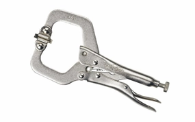 Irwin 6" "The Original" Vise Grip Locking C-Clamp with Swivel Pads
