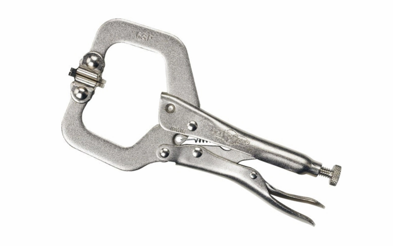 Irwin 6" "The Original" Vise Grip Locking C-Clamp with Swivel Pads
