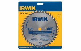 Irwin 7-1/4" General Purpose Circular Saw Blade - 40 Tooth