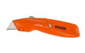 Irwin Hi-Vis Orange Retractable Utility Knife