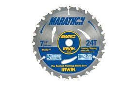 Irwin Marathon 7-1/4" Framing & Ripping Circular Saw Blade - 24 Tooth