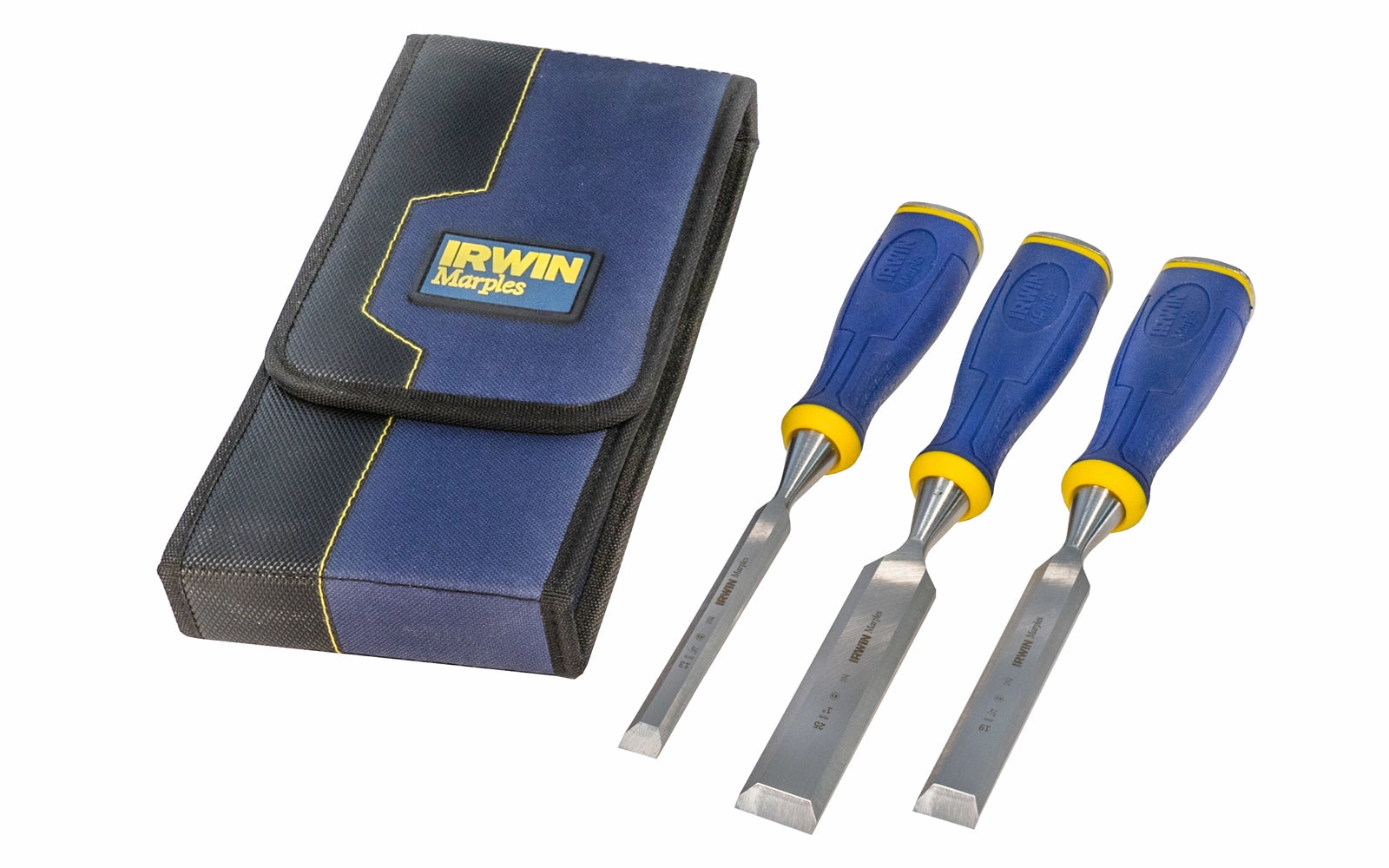 Irwin Marples 3-Piece Construction Chisel Set ~ 1/2" - 3/4" - 1" Sizes